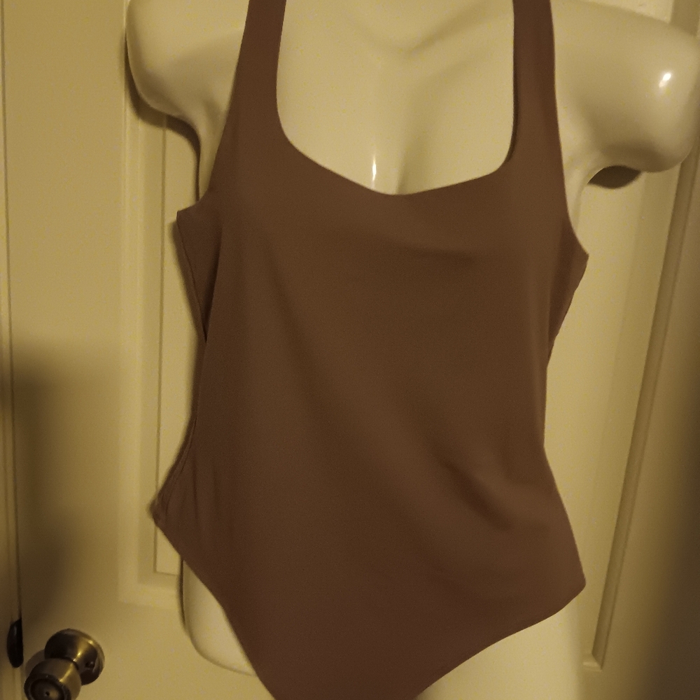 Body suit soft brown